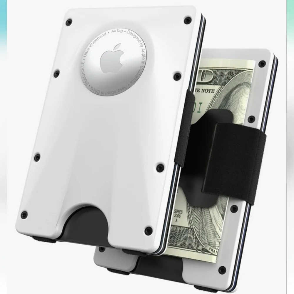 Airtag Wallet with Money Strap
